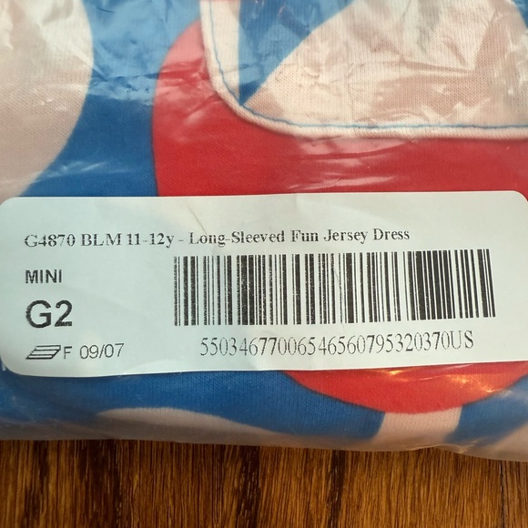 NEW Long-Sleeved Fun Jersey Dress 11-12 Years - Picture 7 of 10